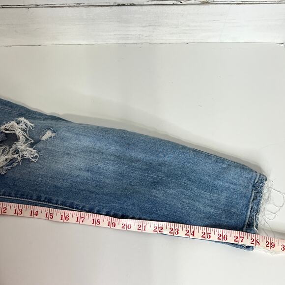 Judy Blue Boyfriend Jeans Stretch Distressed Denim Size 28 - Picture 9 of 11